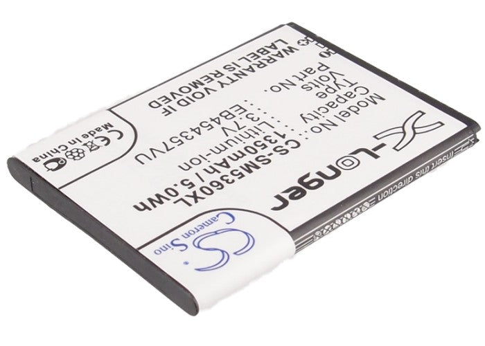 Replacement Battery for Samsung  Galaxy Chat – Mobile, SmartPhone – 1350mAh / 5.00Wh / 3.7V