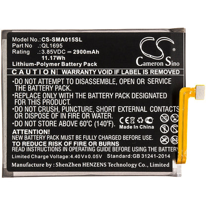 Replacement Battery for Samsung  Galaxy A01 – Mobile, SmartPhone – 2900mAh / 11.17Wh / 3.85V