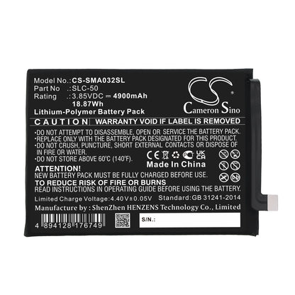Replacement Battery for Samsung  Galaxy A03 Core – Mobile, SmartPhone – 4900mAh / 18.87Wh / 3.85V