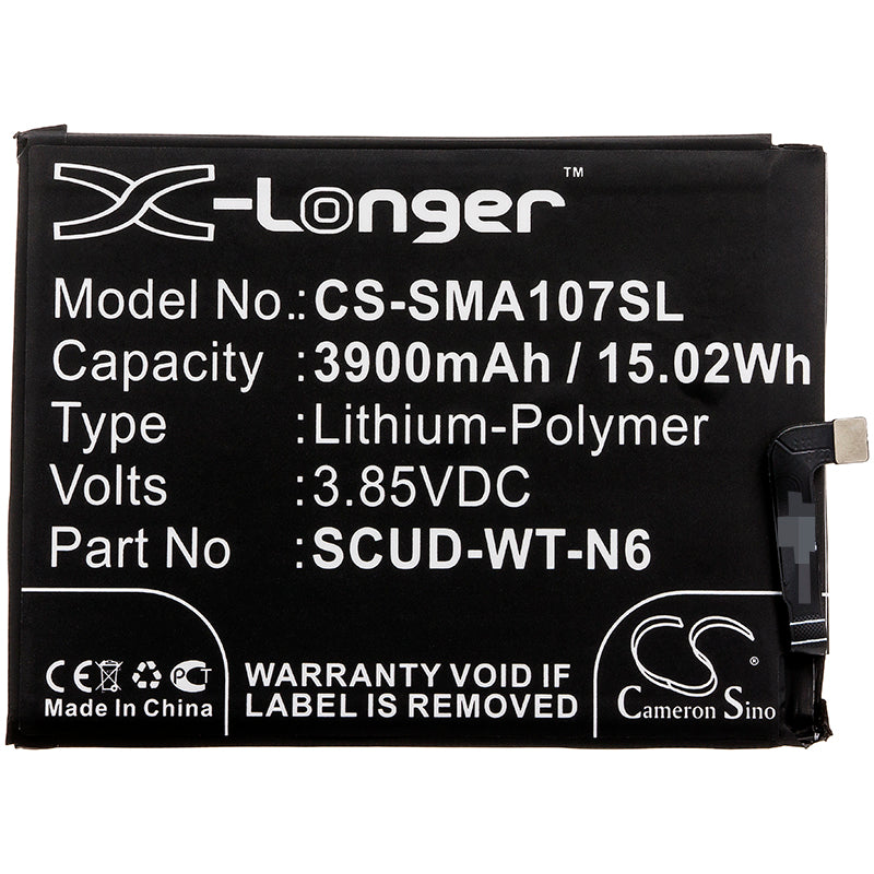 Replacement Battery for Samsung  A20s – Mobile, SmartPhone – 3900mAh / 15.02Wh / 3.85V