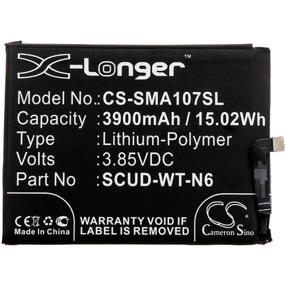 Replacement Battery for Samsung  A20s – Mobile, SmartPhone – 3900mAh / 15.02Wh / 3.85V