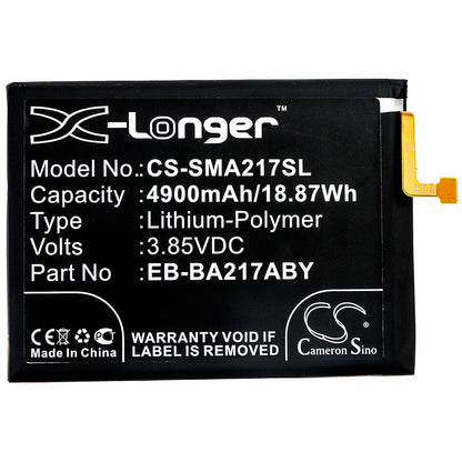 Replacement Battery for Samsung  Galaxy A21s 2020 – Mobile, SmartPhone – 4900mAh / 18.87Wh / 3.85V