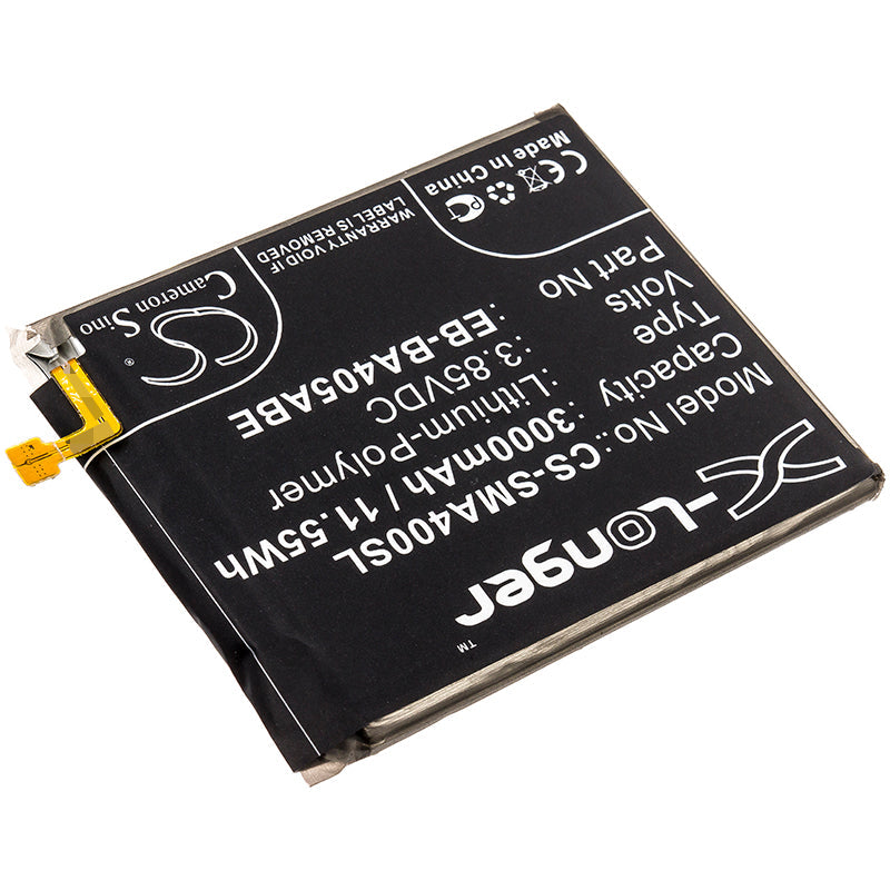 Replacement Battery for Samsung  Galaxy A40 – Mobile, SmartPhone – 3000mAh / 11.55Wh / 3.85V