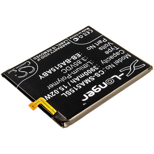 Replacement Battery for Samsung  Galaxy A51 2019 – Mobile, SmartPhone – 3900mAh / 15.02Wh / 3.85V