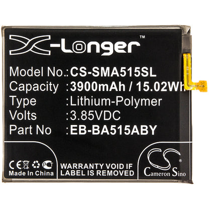 Replacement Battery for Samsung  Galaxy A51 2019 – Mobile, SmartPhone – 3900mAh / 15.02Wh / 3.85V