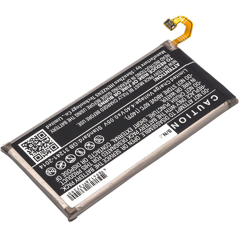 Replacement Battery for Samsung  Galaxy A8 2018 – Mobile, SmartPhone – 3000mAh / 11.55Wh / 3.85V