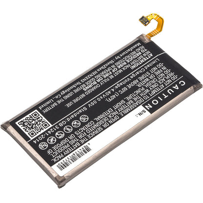 Replacement Battery for Samsung  Galaxy A8 2018 – Mobile, SmartPhone – 3000mAh / 11.55Wh / 3.85V