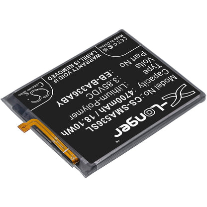 Replacement Battery for Samsung  Galaxy A33 5G – Mobile, SmartPhone – 4700mAh / 18.10Wh / 3.85V