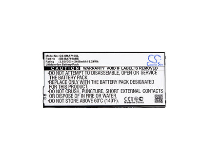Replacement Battery for Samsung  Galaxy A7 2016 Duos – Mobile, SmartPhone – 2400mAh / 9.24Wh / 3.85V