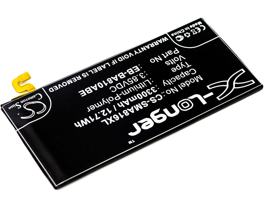 Replacement Battery for Samsung  Galaxy A8 2016 – Mobile, SmartPhone – 3300mAh / 12.71Wh / 3.85V