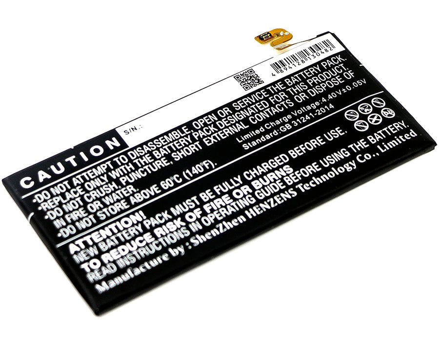 Replacement Battery for Samsung  Galaxy A8 2016 – Mobile, SmartPhone – 3300mAh / 12.71Wh / 3.85V