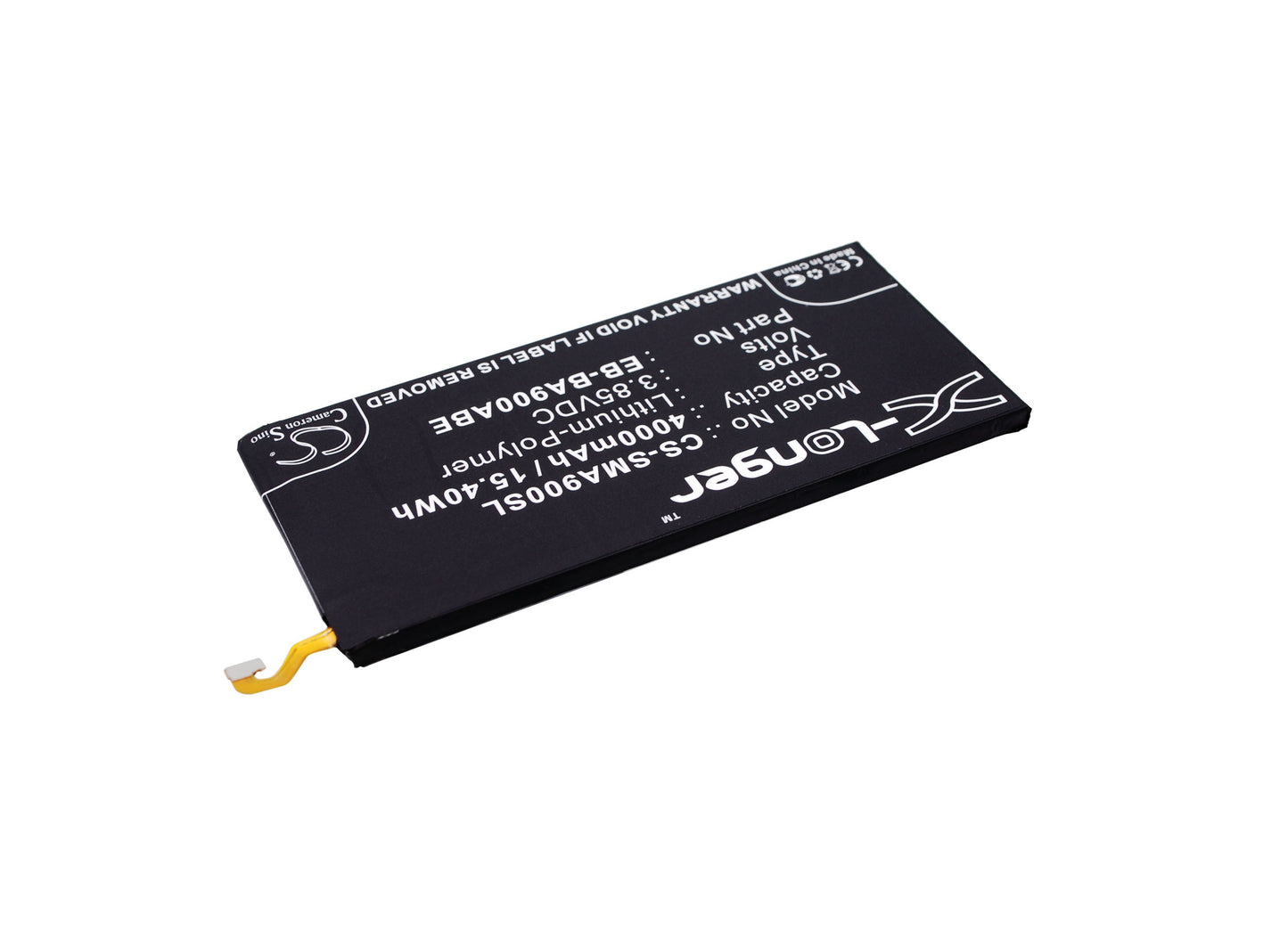 Replacement Battery for Samsung  Galaxy A9 – Mobile, SmartPhone – 4000mAh / 15.40Wh / 3.85V