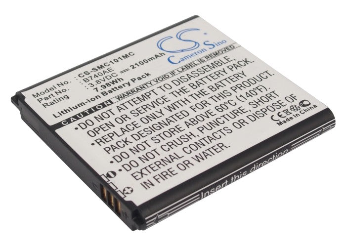 Replacement Battery for Samsung  Galaxy K – Camera – 2100mAh / 7.98Wh / 3.8V