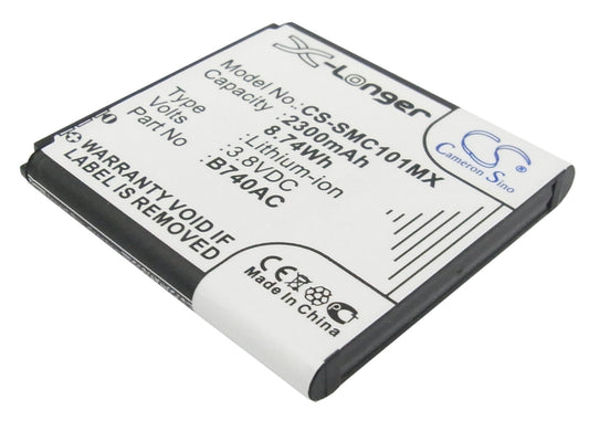 Replacement Battery for Samsung  Galaxy K – Camera – 2300mAh / 8.74Wh / 3.8V