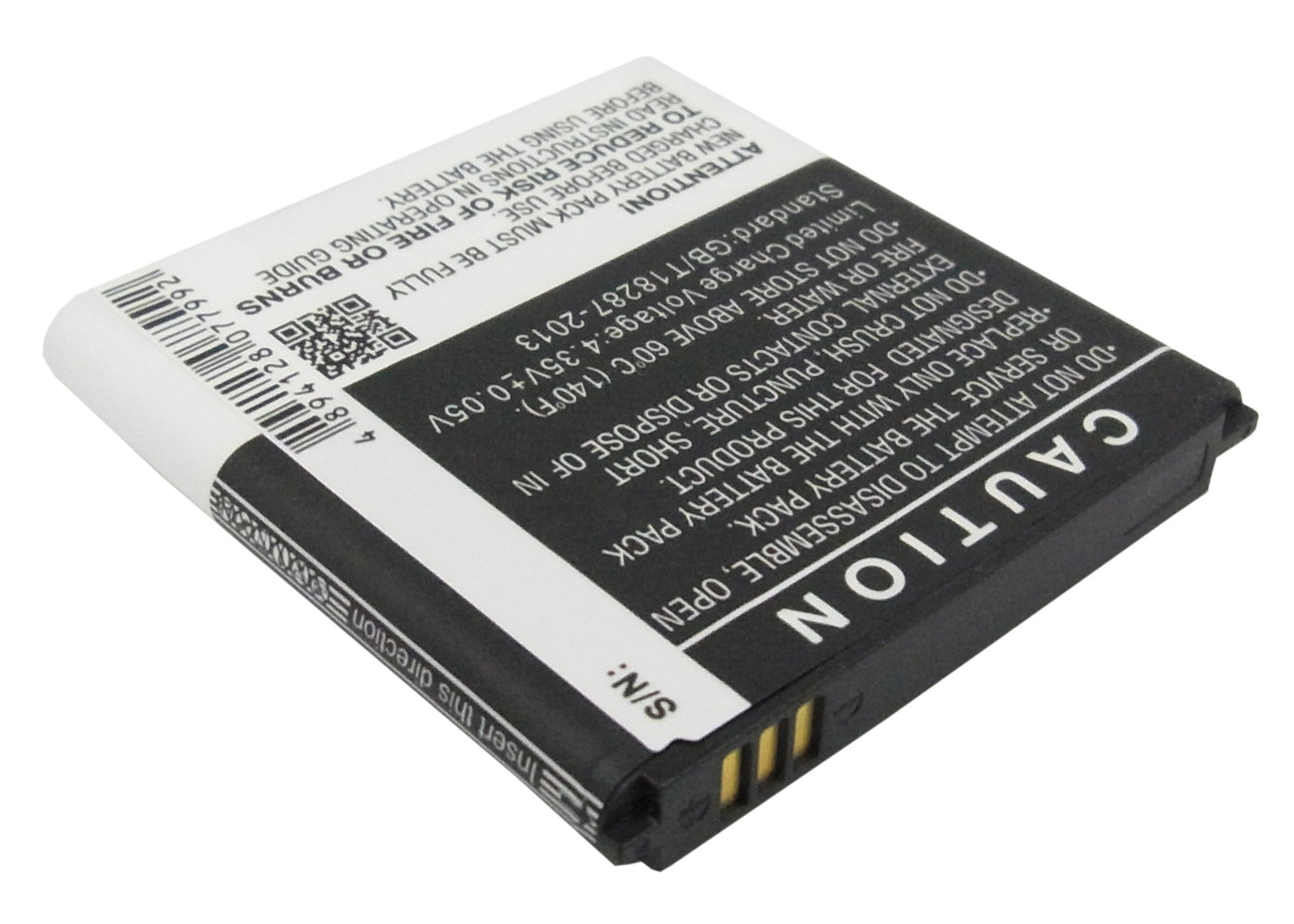 Replacement Battery for Samsung  Galaxy K – Camera – 2300mAh / 8.74Wh / 3.8V