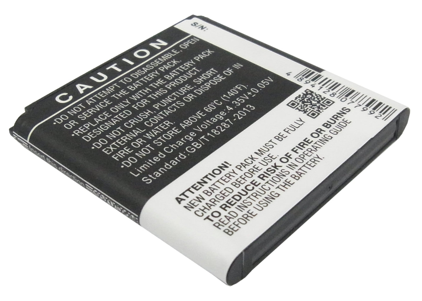 Replacement Battery for Samsung  Galaxy K – Camera – 2300mAh / 8.74Wh / 3.8V
