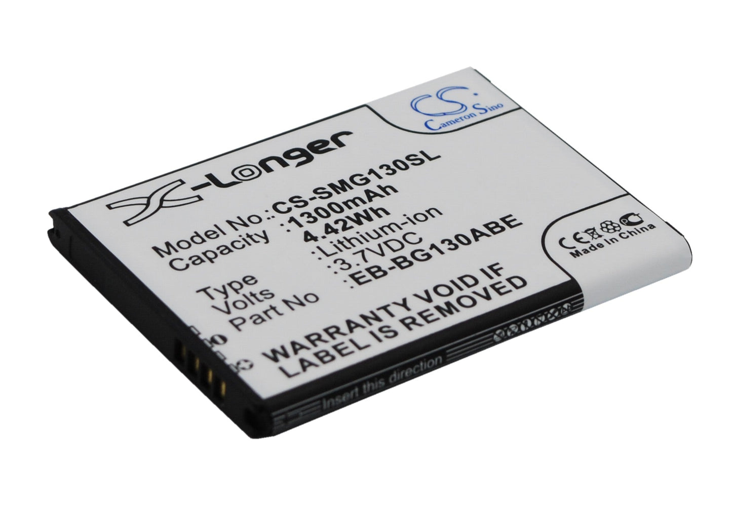 Replacement Battery for Samsung  Galaxy Star 2 Duos – Mobile, SmartPhone – 1300mAh / 4.81Wh / 3.7V