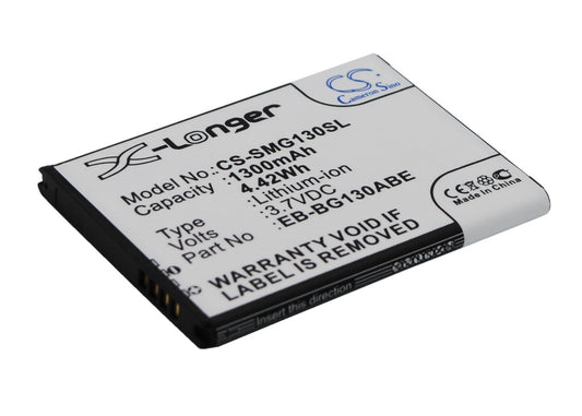 Replacement Battery for Samsung  Galaxy Star 2 Duos – Mobile, SmartPhone – 1300mAh / 4.81Wh / 3.7V