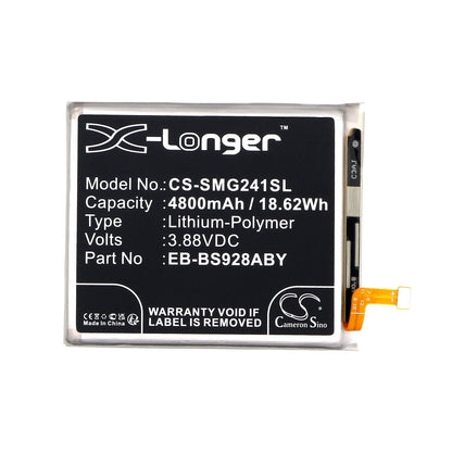 Replacement Battery for Samsung  Galaxy S24 Ultra – Mobile, SmartPhone – 4800mAh / 18.62Wh / 3.88V