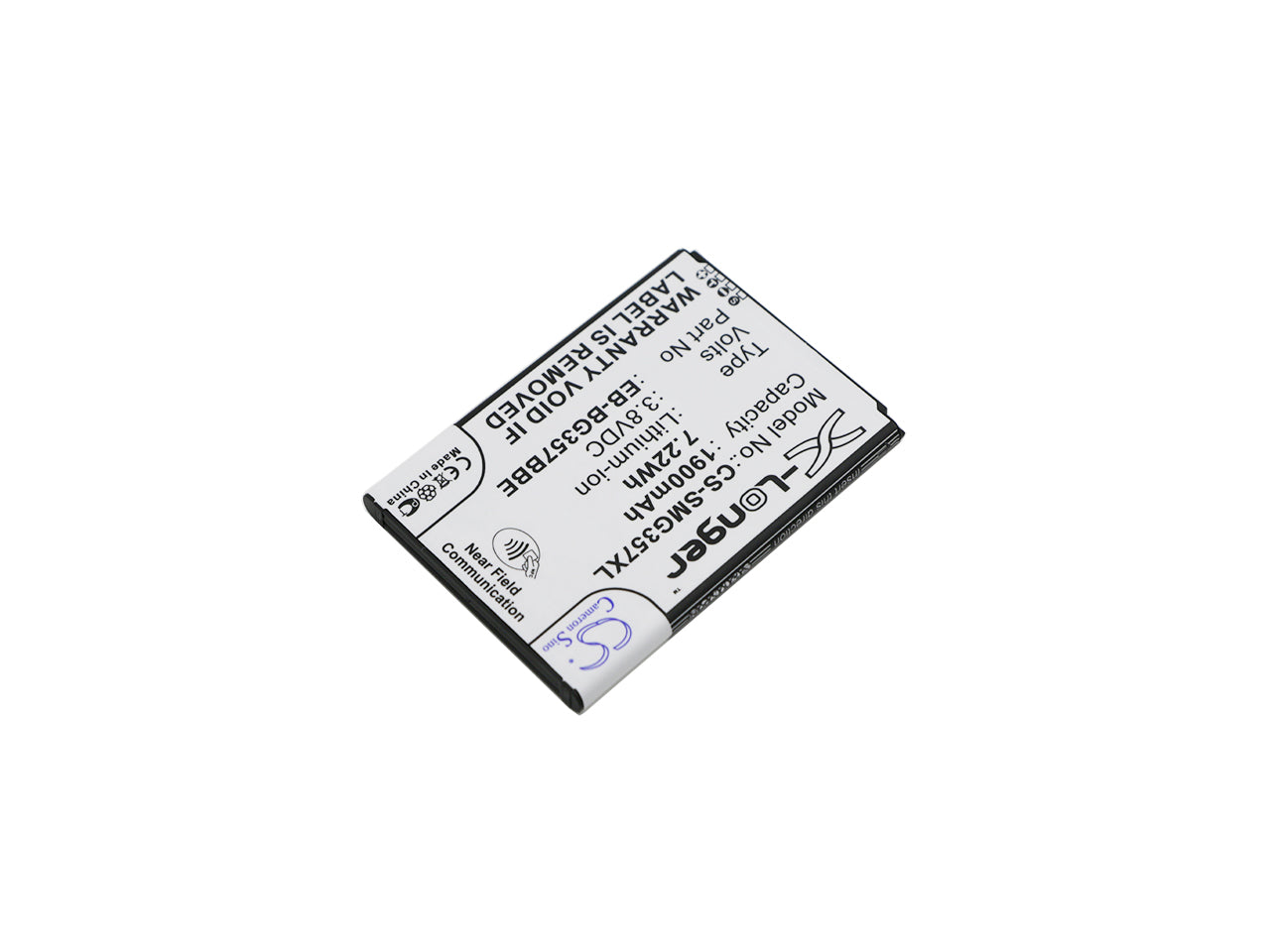Replacement Battery for Samsung  Galaxy Ace 4 LTE – Mobile, SmartPhone – 1900mAh / 7.22Wh / 3.8V