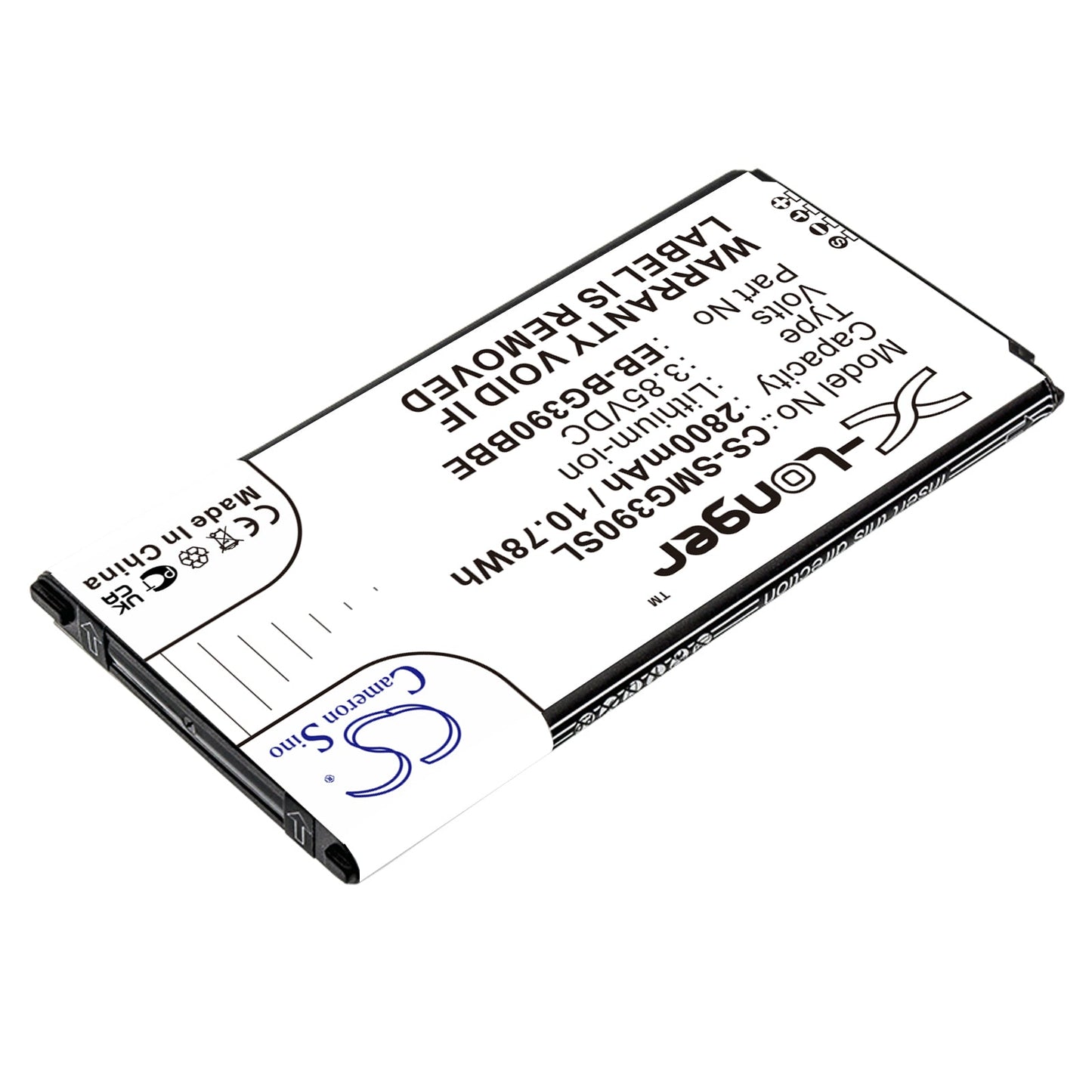 Replacement Battery for Samsung  Galaxy Xcover 4 – Mobile, SmartPhone – 2800mAh / 10.78Wh / 3.85V