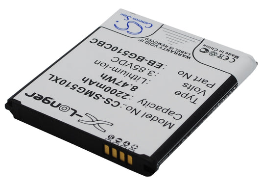 Replacement Battery for Samsung  Galaxy Core Max – Mobile, SmartPhone – 2200mAh / 8.47Wh / 3.85V