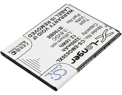 Replacement Battery for Samsung  Galaxy Mega 6.3 – Mobile, SmartPhone – 3200mAh / 12.16Wh / 3.8V