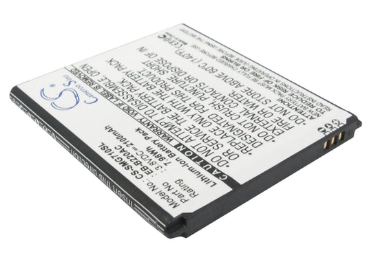 Replacement Battery for Samsung  Galaxy Grand 2 – Mobile, SmartPhone – 2100mAh / 7.98Wh / 3.8V