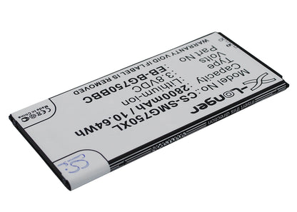 Replacement Battery for Samsung  Galaxy Mega 2 – Mobile, SmartPhone – 2800mAh / 10.64Wh / 3.8V