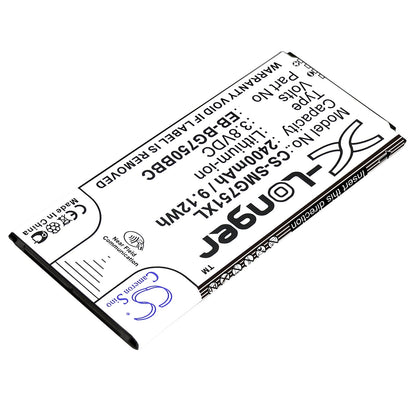 Replacement Battery for Samsung  Galaxy Mega 2 – Mobile, SmartPhone – 2400mAh / 9.12Wh / 3.8V