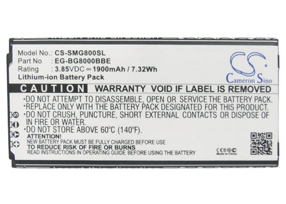 Replacement Battery for Samsung  Galaxy S5 Dx – Mobile, SmartPhone – 1900mAh / 7.32Wh / 3.85V