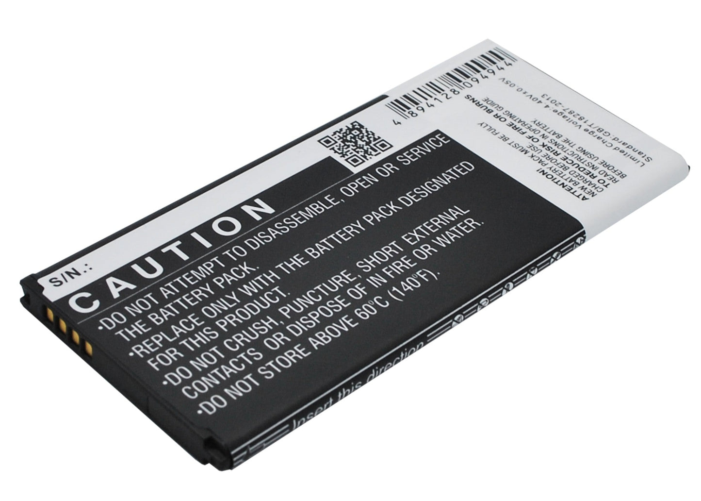 Replacement Battery for Samsung  Galaxy Alpha – Mobile, SmartPhone – 1860mAh / 7.16Wh / 3.85V