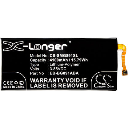Replacement Battery for Samsung  Galaxy S7 Active – Mobile, SmartPhone – 4100mAh / 15.79Wh / 3.85V