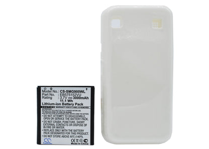 Replacement Battery for T-Mobile  SGH-T959W – Mobile, SmartPhone – 3000mAh/11.1Wh / 3.7V
