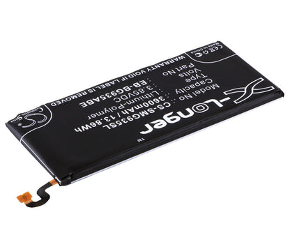Replacement Battery for Samsung  Galaxy S7 Edge – Mobile, SmartPhone – 3600mAh / 13.86Wh / 3.85V