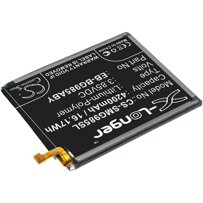 Replacement Battery for Samsung  Galaxy S20 Plus – Mobile, SmartPhone – 4200mAh / 16.17Wh / 3.85V