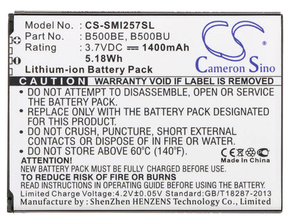 Replacement Battery for Samsung  Galaxy S4 Mini – Mobile, SmartPhone – 1400mAh/5.18Wh / 3.7V