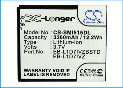 Replacement Battery for Samsung  SCH-I515 – Mobile, SmartPhone – 3300mAh / 12.21Wh / 3.7V