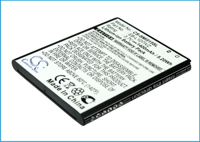 Replacement Battery for Samsung  SCH-I515 – Mobile, SmartPhone – 1400mAh/5.18Wh / 3.7V