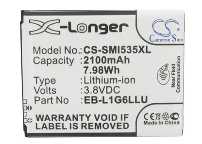 Replacement Battery for VERIZON  Galaxy S 3 – Mobile, SmartPhone – 2100mAh / 7.98Wh / 3.8V