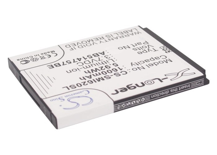 Replacement Battery for Samsung  SGH-i620 – Mobile, SmartPhone – 1600mAh / 5.92Wh / 3.7V