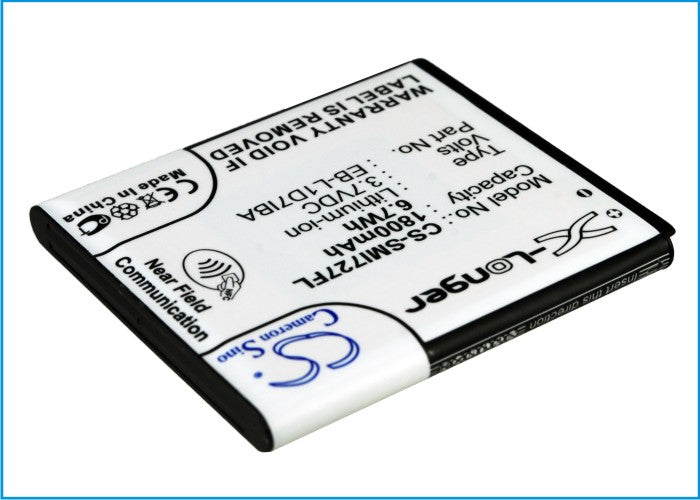 Replacement Battery for Samsung  Galaxy S Hercules – Mobile, SmartPhone – 1800mAh / 6.66Wh / 3.7V