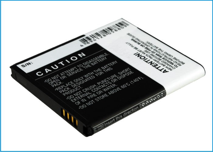 Replacement Battery for AT&T  Galaxy S 2 Skyrocket 4G – Mobile, SmartPhone – 1800mAh / 6.66Wh / 3.7V