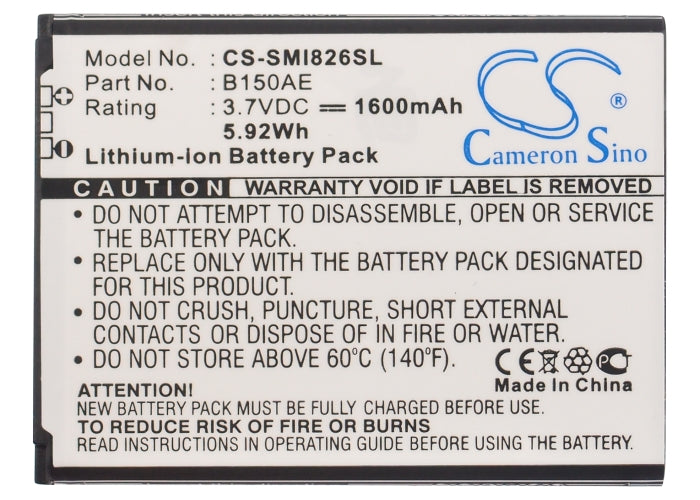 Replacement Battery for Samsung  Galaxy Core – Mobile, SmartPhone – 1600mAh / 5.92Wh / 3.7V