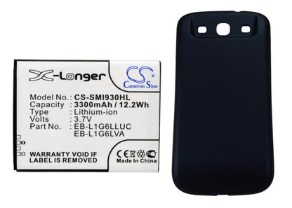 Replacement Battery for Samsung  Galaxy S3 – Mobile, SmartPhone – 3300mAh/12.2Wh / 3.7V