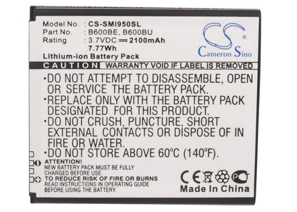 Replacement Battery for Samsung  Altius – Mobile, SmartPhone – 2100mAh / 7.77Wh / 3.7V