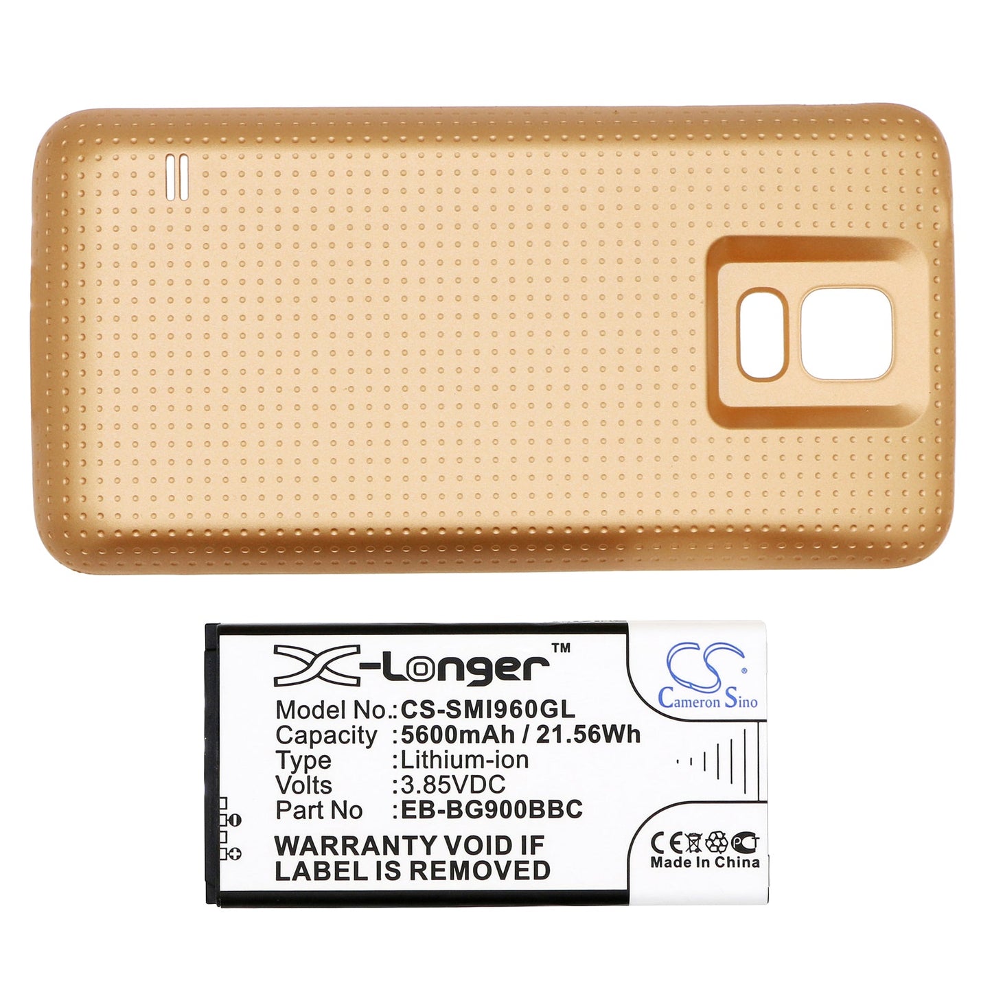 Replacement Battery for Samsung  Galaxy S5 – Mobile, SmartPhone – 5600mAh / 21.56Wh / 3.85V