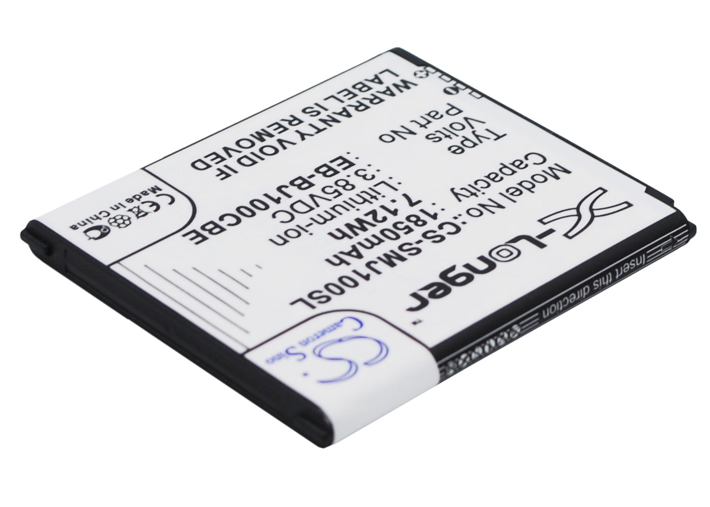 Replacement Battery for Samsung  Galaxy J1 – Mobile, SmartPhone – 1850mAh / 7.12Wh / 3.85V