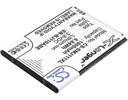 Replacement Battery for Samsung  Galaxy J1 Ace – Mobile, SmartPhone – 1800mAh / 6.84Wh / 3.8V