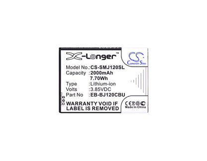 Replacement Battery for Samsung  Galaxy AMP 2 – Mobile, SmartPhone – 2000mAh / 7.70Wh / 3.85V